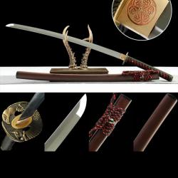 Katana en acier T10  : Esth&eacute;tique imp&eacute;riale & efficacit&eacute; brute