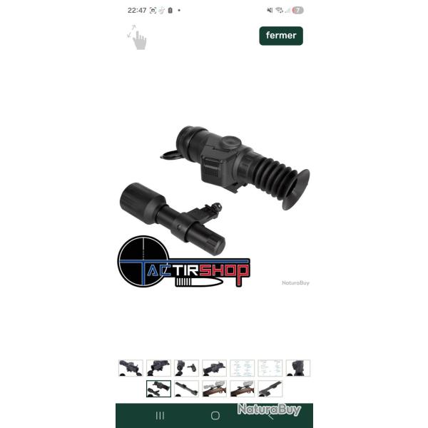 1Lunette de vis�e jour et nuit num�rique Sightmark Wraith 4K Mini 2-16x32 avec montage carabine � ve