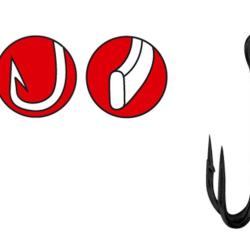 10 hame&Ccedil;on triple r.13ns Black Gamakatsu T6