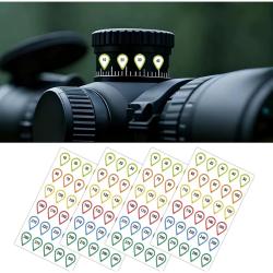 Etiquette tourelle de distance &agrave; r&eacute;glage rapide