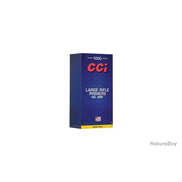 Amorce CCI Large rifle Primers N 200 x1000