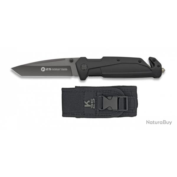 Couteau pliant tactique caoutchouc titan K25