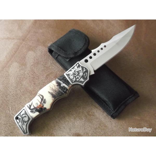 Couteau chasse pliant Baroudeur