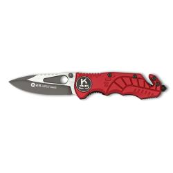 Couteau pliant rouge Titanium lame de 6.70 / K25