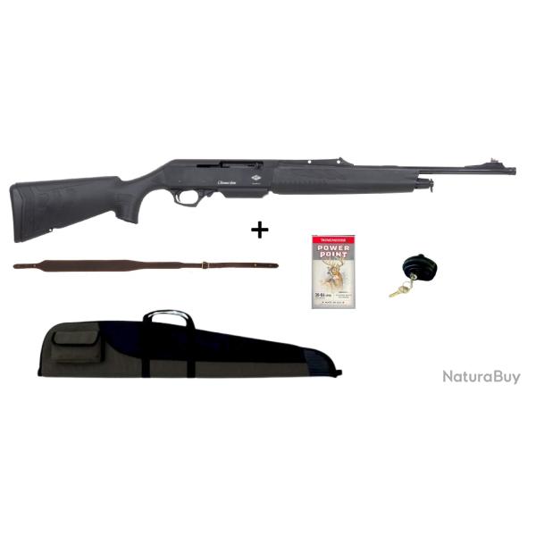 Pack Carabine semi auto FAP PIETTA CHRONOS evo synth cal.30-06 avec fourreau munitions bretelle verr