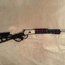 CARABINE A LEVIER SOUS GARDE HUGTEK LVR44 SXN  44 MAG ALU 51CM CROSSE SQUELETTE