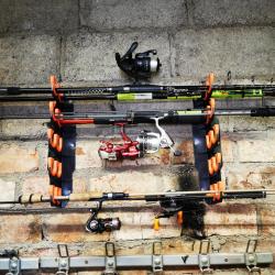 Support Mural / Plafond pour Cannes &agrave; P&ecirc;che - Rangement 10 Cannes