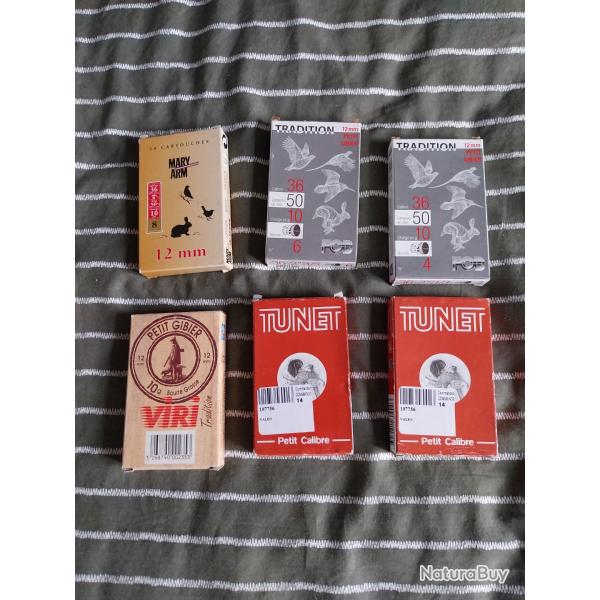 Lot de munitions 12mm
