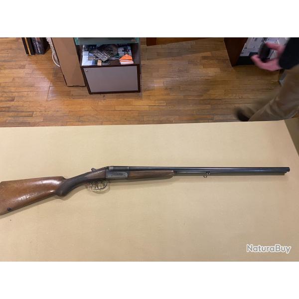 FUSIL JUXTAPOSE MANUFRANCE ROBUST 16/70 70 cm 1/2 1/1 DD EXTRACTEUR