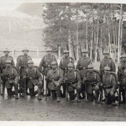 CPA - photo D'un groupe de soldats allemands- N&deg;6073