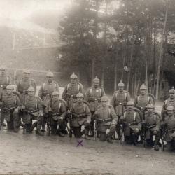 CPA - photo D'un groupe de soldats allemands- N&deg;6018