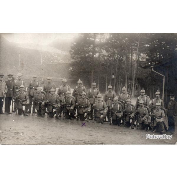 CPA - photo D'un groupe de soldats allemands- N�6018
