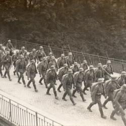 CPA - photo D'un groupe de soldats allemands- N&deg;1212