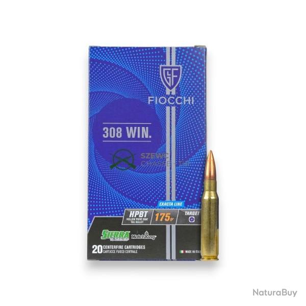 FIOCCHI EXACTA HPBT SMK 175G 308WIN