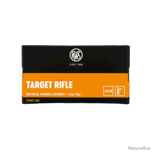 RWS TARGET RIFLE 22LR 40GRS 2.6 GRS