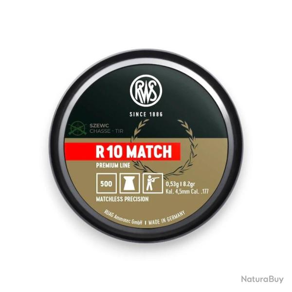 RWS R10 MATCH 0.53G 4.5MM