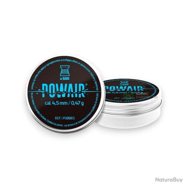 POWAIR PLOMBS PLATS 4.5MM