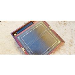 ECRITOIRE A POSER DEBUT XX&egrave;me EN ACAJOU