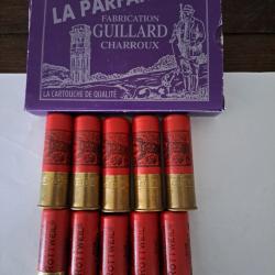 Bo&icirc;te de 10 belles cartouches anciennes cal 12, ROTTWEIL  douilles  cartons
