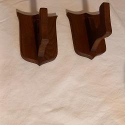 Supports muraux ( ratelier ) pour fusil ou carabine N*1