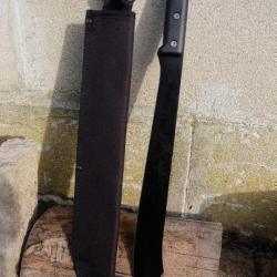 Sabre Ep&eacute;e Bolo Scimitar Machette Machete GROSSE Lame Acier 3Cr13 Manche Abs Etui Nylon 000