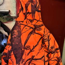 Veste de chasse orange solognac