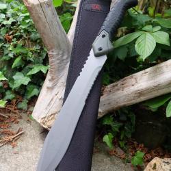 Couteau Machette Tactical Survie Reapr TAC Jungle Lame Acier 420 Manche TPR Etui Nylon