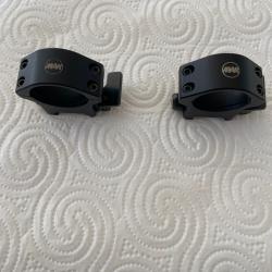 Montage basculant mak 30mm la paire pour rail de 21mm