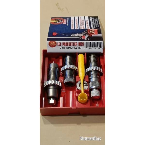 Jeu d'outils Lee calibre 243 winchester .243 win 090504 90504