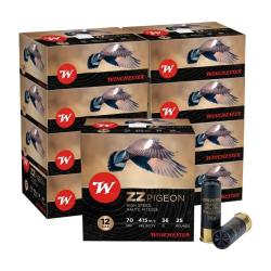 WINCHESTER ZZ PIGEON 36 gr calibre 12 70 10 boites de 25 MUN Plomb de