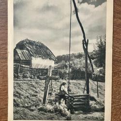 Carte postale d'un jeune soldat allemand content d'&ecirc;tre envoy&eacute; au front WW2 1942