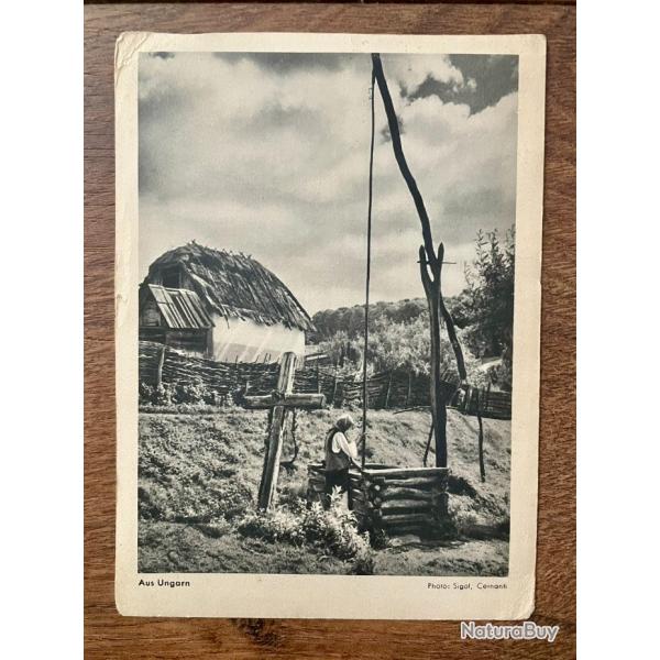 Carte postale d'un jeune soldat allemand content d'�tre envoy� au front WW2 1942