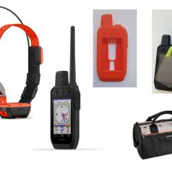Garmin pack Alpha 300F avec collier T20 + verre tremp&eacute; + coque+ACUFA+ sac