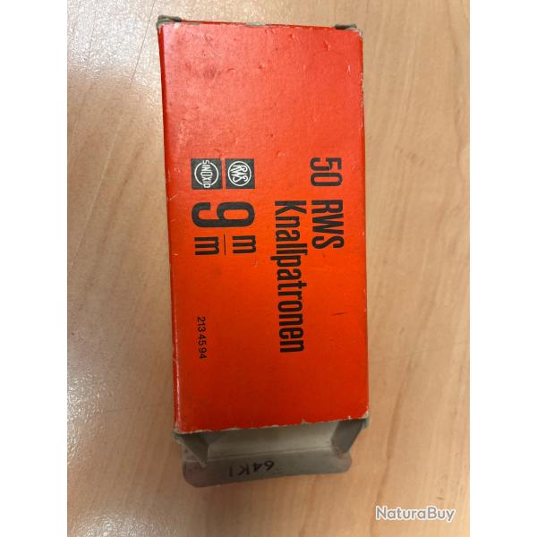 50 cartouches 9�K a blanc