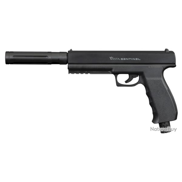 Pistolet auto-d�fense VESTA SENTINEL cal.50 avec extension canon tachyon-S
