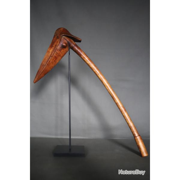 Massue Kanak � bec d'oiseau - M�lan�sie, Nouvelle-Cal�donie, d�but 20�me si�cle ou ant�rieur