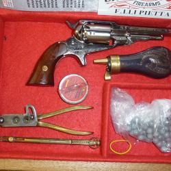 REVOLVER PIETTA 1863 REMINGTON POCKET NICKELE CAL 31 - RPBN31 - COFFRET -