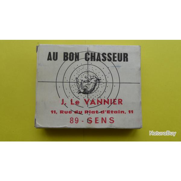 REF 42 - BO�TE DE CARTOUCHES DE CHASSE ANCIENNES ILLUSTREES - CAL 12 - AU BON CHASSEUR - Plomb 4