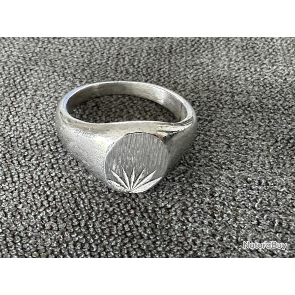 Chevali�re en argent sterling - bague homme - taille 60 - Soleil levant