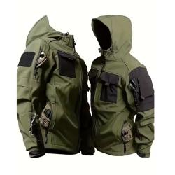 Veste Tactique Softshell N&eacute;oprene Verte