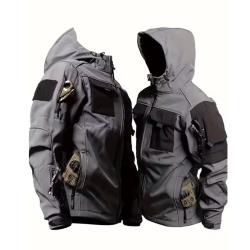 Veste Tactique Softshell N&eacute;oprene Grise