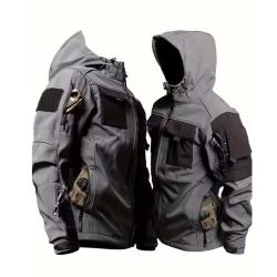 Veste Tactique Softshell N&eacute;oprene Grise