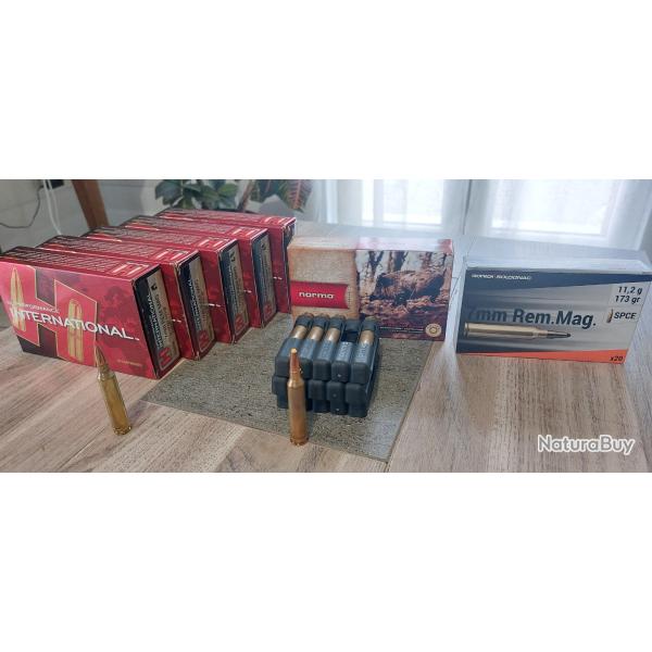 LOT DE CARTOUCHE 7 mm REMINGTON MAGNUM