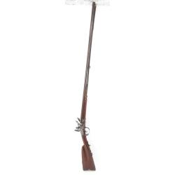 FUSIL CHASSE DOUBLE &Agrave; SILEX BASSINETS &Eacute;TANCHES SIGN&Eacute; RIVES &Agrave; PARIS CANONS DE JOUX vers 1720 - FRANCE