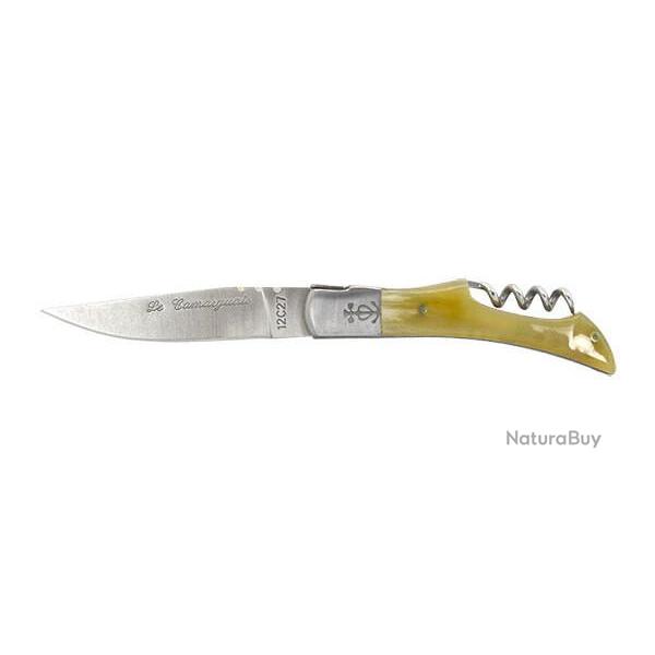 Couteau R�gional Le Camarguais Tire-bouchon Manche Corne