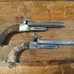 Lot pistolets &agrave; broche 1�