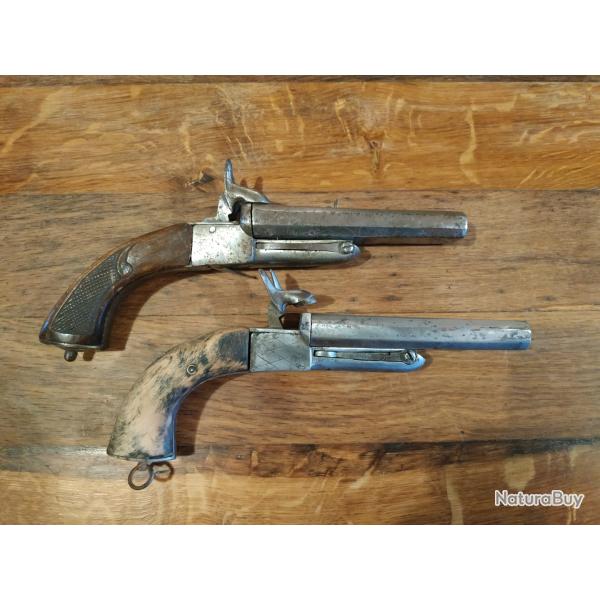 Lot pistolets � broche 1�