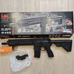 Fusil d'assaut HK HK416 Cal. 4,50 mm BB's Co2 + viseur point rouge