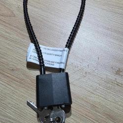 3 CABLES DE SECURITE A CLEF POUR ARMES