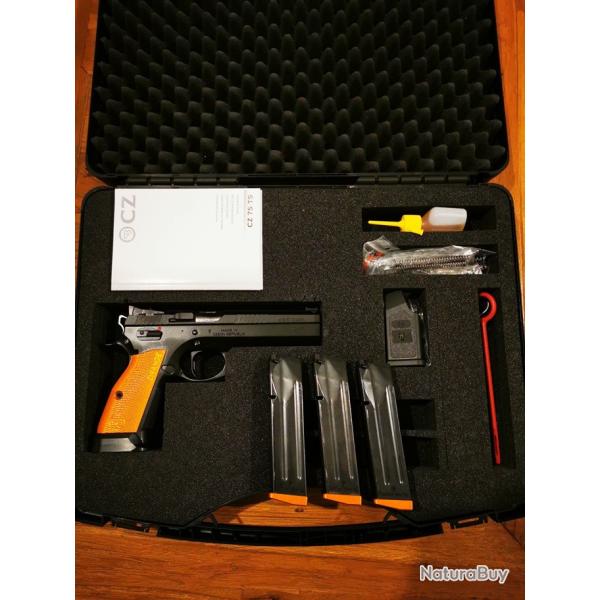 PISTOLET CZ 75 TACTICAL SPORT ORANGE CAL 9�19